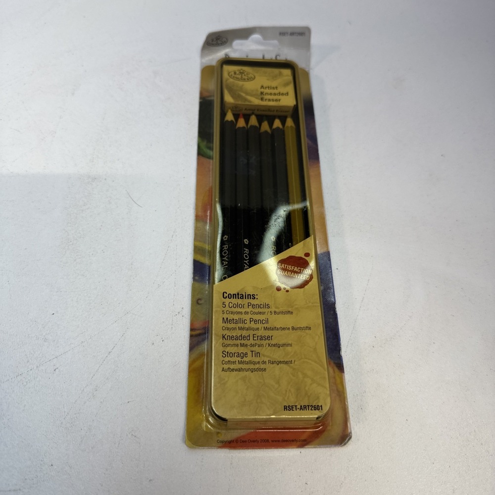 Royal & Langnickel Essentials Colour Pencil Mini Tin Art Set